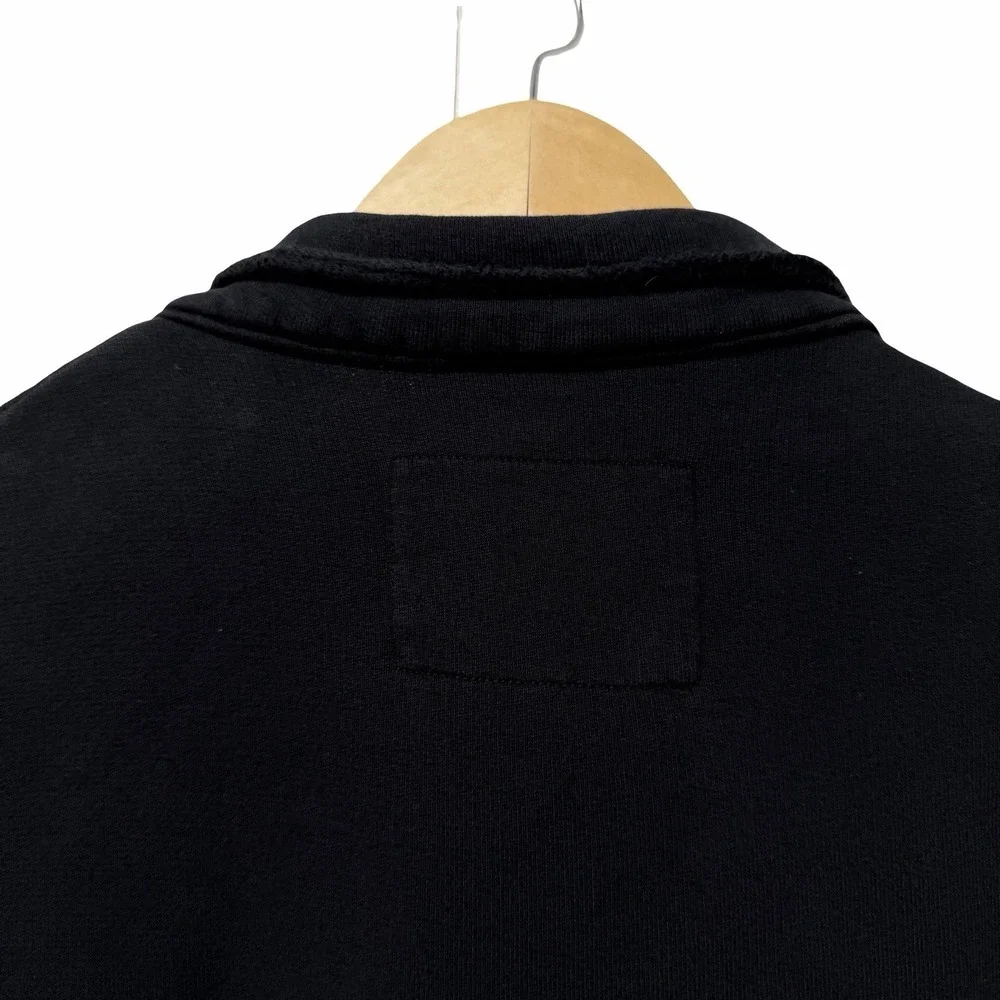 Frank & Eileen Womens Belfast Triple Fleece Peacoat Size M Black Double Breasted
